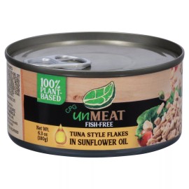 Unmeat Fish Free Tuna Sunflower Oil 6.35 Oz (Pack Of 12)