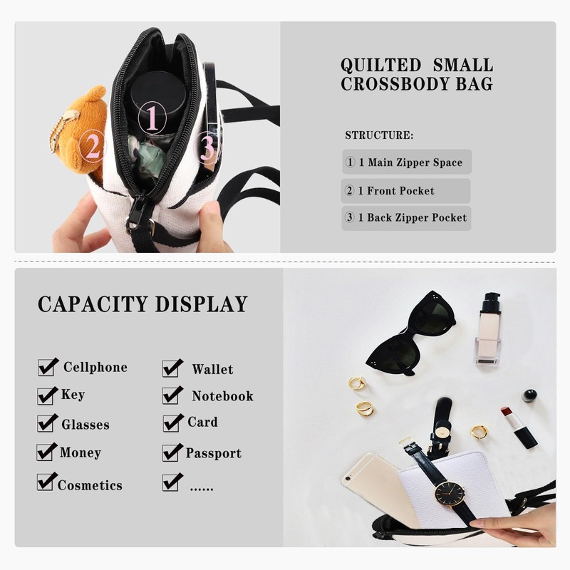 Pilates CB Crossbody Bag for Pilates Instructor, Teacher, Coach -