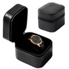 Yaliang Single Watch Box, Compact PU Leather Protective Box with