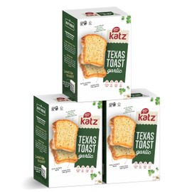 Katz Gluten Free Texas Toast, Dairy Free, Nut Free, Soy Free, Gluten Free | Kosher. 4 Texas Toast 7.8 Ounce Each (Pack Of 3)