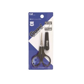 Kai KAI Groom! HC3002 Thin Blade Fashionable Scissors Curved Blade Eyebrow Scissors Made in Japan