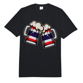 Thailand Flag Beer Mug - Cool Thai Beer Comfort Colors Adult Heavyweight T-Shirt