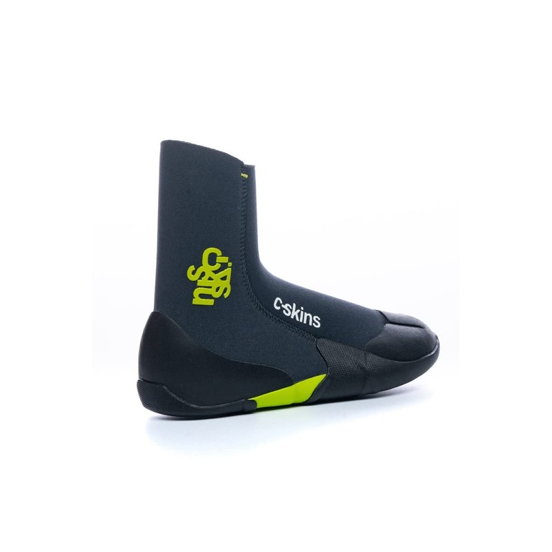 Legend Junior Kids 3.5mm Round Toe Wetsuit Boots - Graphite
