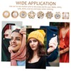 SHINEOFI 8pcs Magnetic Hijab Pins Stylish No Sew Buttons for