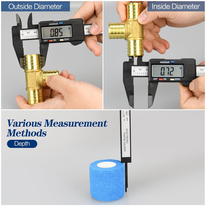 Vernier Calipers Digital Gauge 0-150mm 0-6" Measuring Tool Accuracy for