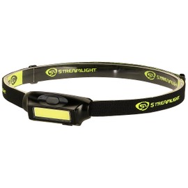 Streamlight 61702 Bandit 180-Lumen USB Rechargeable LED Headlamp with Elastic Head Strap, Clip, and USB Cable, Black
