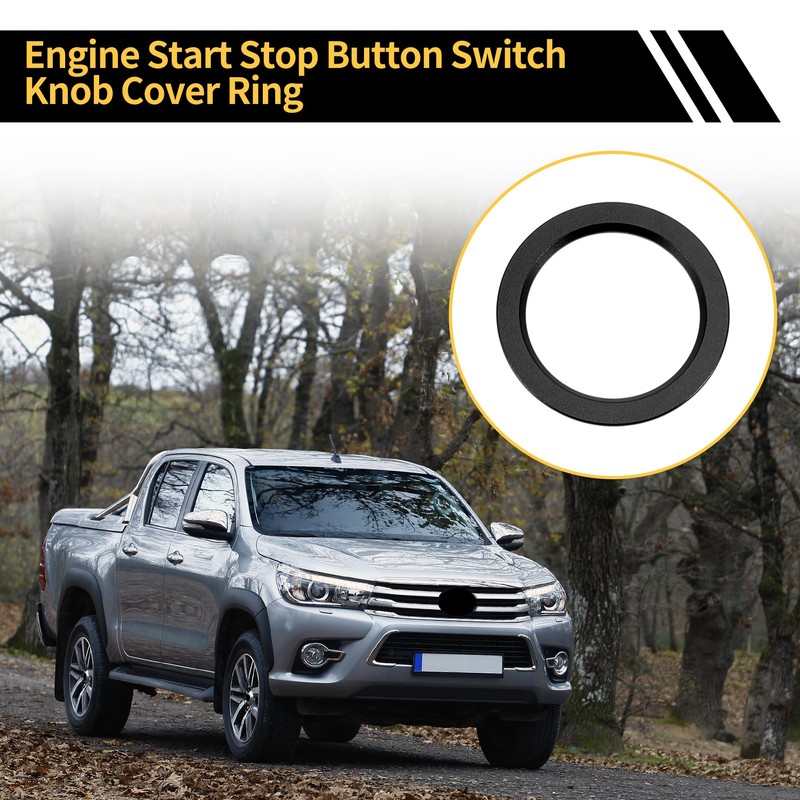 REPAIROCK 1 Piece Engine Start Stop Button Switch Cover Ring