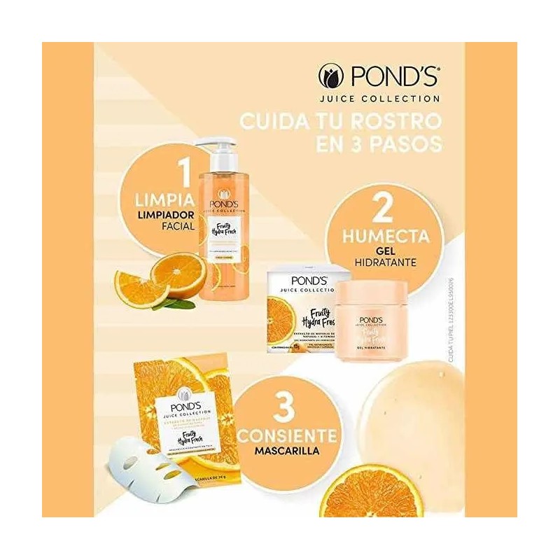 Kit Ponds , Gel Hidratante, Limpiador Y Mascarilla Naranja