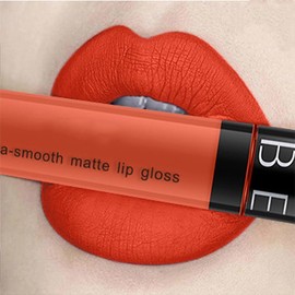 SeleneTenderaes 12-color orange matte non-stick cup lip glaze non-decolorizing brown lip gloss lipstick 0.34 FL OZ