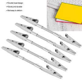 Double Head Memo Clip Business Card Message for Holder Bendable Label Decoration Photo 5Pcs Wide for Twin Headed Two Headed Double Headed Headed Self Stick Notes