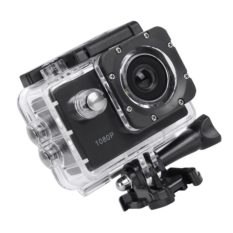1080P HD 2inch LCD Screen Sports 30m Waterproof Action Camera
