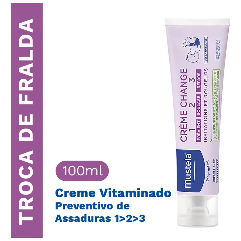 Mustela Troca de fraldas - 100 mL - Crema -