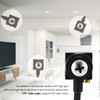 Mini Security Camera Waterproof Night Vision 170° Wide Angle NTSC