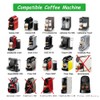 PHMEZLF Cápsulas reutilizables para Nespresso OriginalLine, 6 cápsulas de café