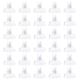 30 Pack Aquarium Suction Cup Clips – Strong Suction Tube Holders for Airline Tubing & Aquatic Accessories, Clear Fish Tank Mounting Clips