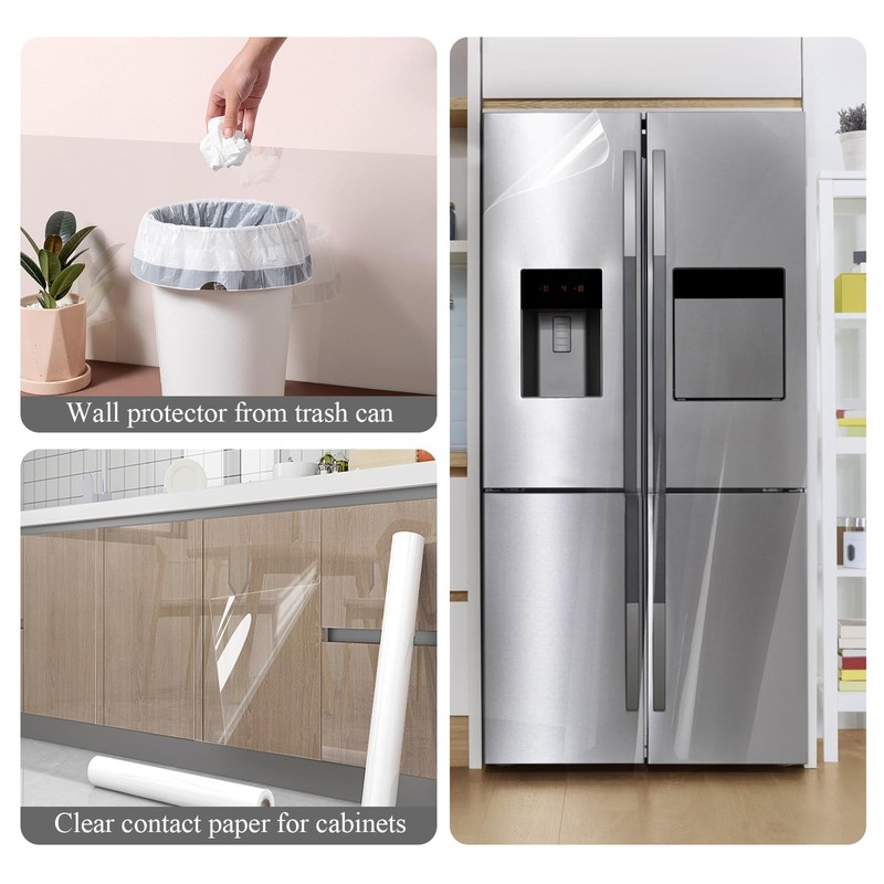 COSNIGHT Kitchen Backsplash Wall Protector Clear Kitchen Oil Proof Contact