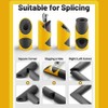 6-Piece Foam Pipe Cutting Kit with 15-53mm Insulation Cutting Guides