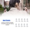 10pcs Hearing Amplifier Dome Silicone Ear Tip Earplug Replacement Accessory