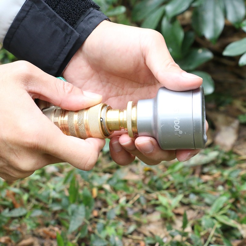 STYDDI Brass Full Flow Garden Hose Quick Release Connect Adaptor