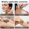 OUDQFCJ Gua Sha-Massage-Kits Natürlicher Jade Massager Guasha aus Jade Stein