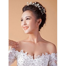 K & R Hairpin Pearl Wedding School Ceremony Hair Accessories Head Dress Japanese Clothing Arrangement