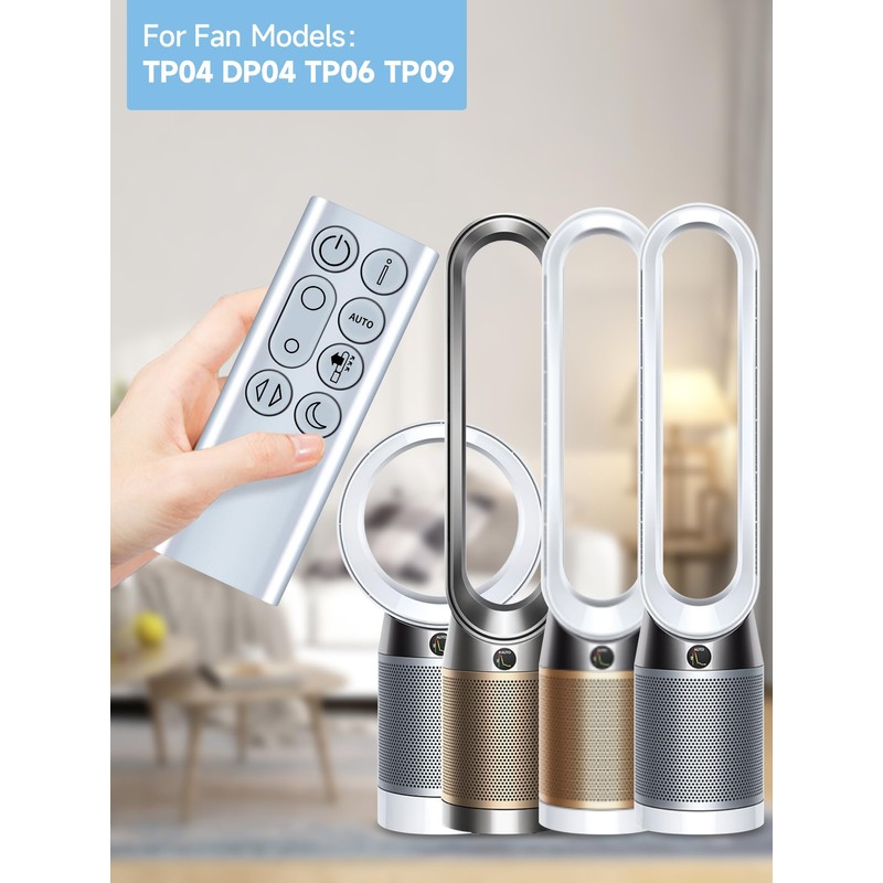 PZL New Replacement Remote for Dyson TP04 DP04 TP06 TP07