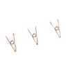 60pcs Wire Clothes Pins Antislip Creativity Metal Wire Hollow Out