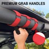 moveland Grab Handles Compatible with Jeep Wrangler Roll Bars (2