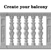 Prefabricated ABS Balcony Mold,Concrete Balustrade Mold Concrete Formwork for Outdoor