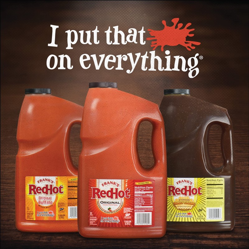 Frank's RedHot Buffalo Sandwich Sauce, 1 gal - One Gallon