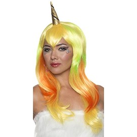 Rubies Magical Unicorn Fairy Orange Yellow Wig Adult One Size