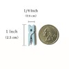 LWR CRAFTS Wooden Mini Clothespins 100 Per Pack 1" 2.5cm
