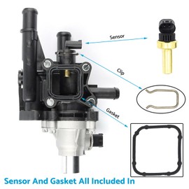 MAX COOL Engine Thermostat Housing with Hose Pipe Suitable for Holden JG JH Cruze 1.8L Trax TM Barina