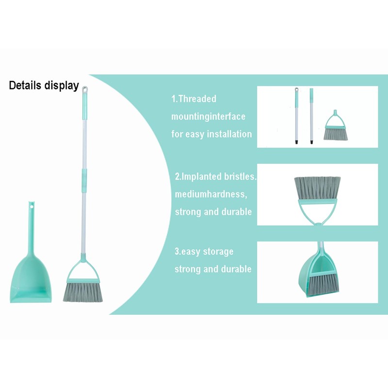 Xifando Mini Broom with Dustpan-Small Housekeeping Cleaning Sweep for Kitchen