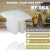 Rexka 10pcs Front Bumper Support Splash Shield Under Cover Nylon