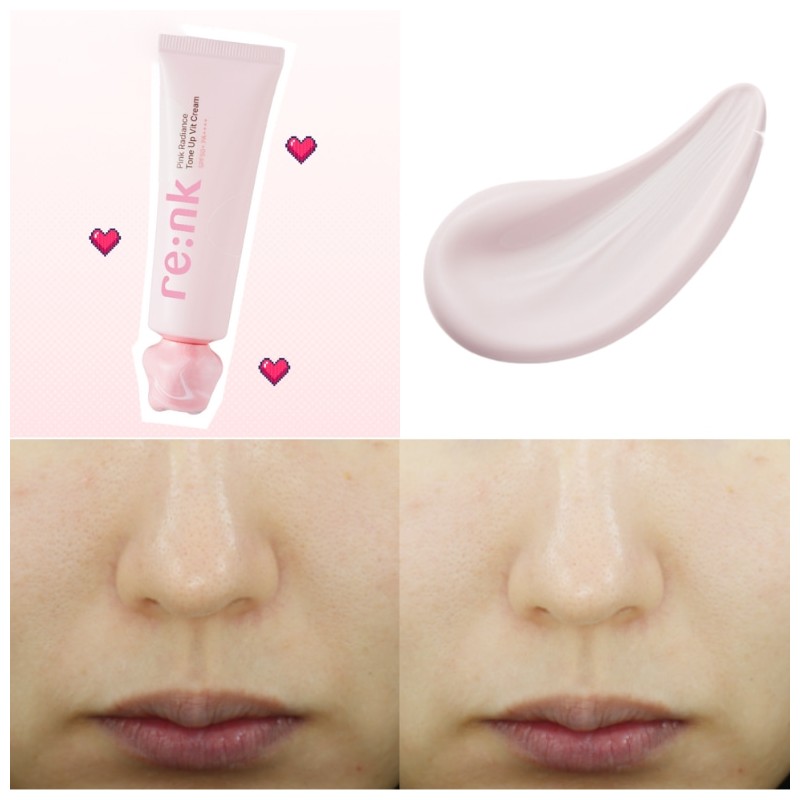 RE:NK Radiance Tone Up Vit Cream SPF50+ PA++++ 50ml [Pink/Purple/Green],