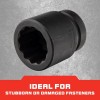 Proto 1In Drive Impact Socket 1-1/2In - 12 Point