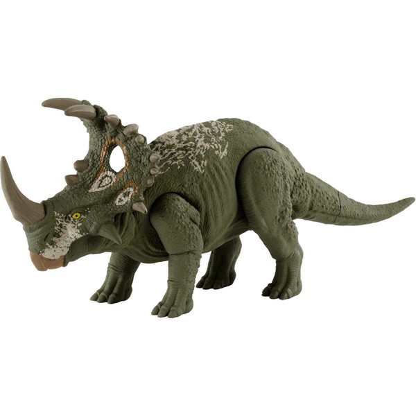 Jurassic World Toys Sound Strike Medium-size Dinosaur Figure, Strike Action, Sounds, Movable Joints, Ages 4 Years Old & Up