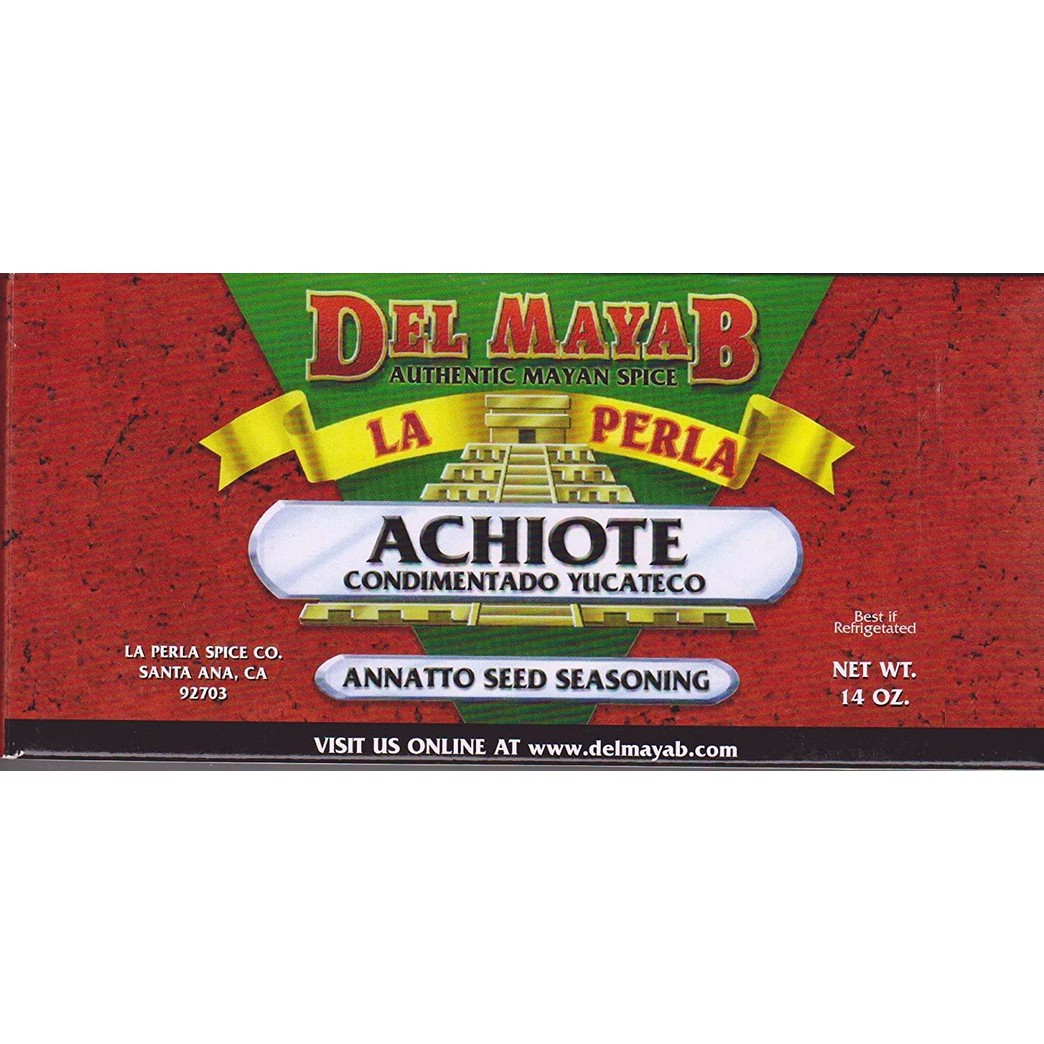La Perla del Mayab Annatto Seed Paste Achiote, 14 oz.