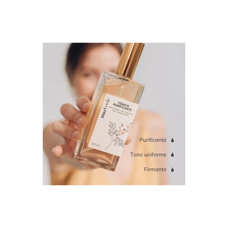Tónico Purificante Blauverde Niacinamida Tepezcohuite 100ml