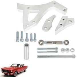 munirater Aluminum Alloy Alternator Bracket Kit Replacement for 1970-1985 Torino/Ranchero/Falcon/Bronco/F-100 351C-ALTBRKT