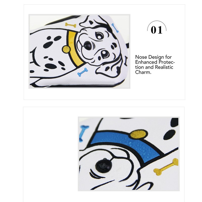 Golf Club Head Cover Waterproof PU Golf Club Covers Set