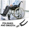 PACKOVE 2Pcs Wheelchair Front Wheel Bracket Sturdy Wheelchair Accessory for