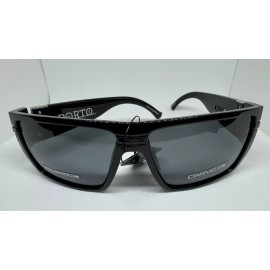 Carve Porto Gloss Black Frame Polarized Lens Size 47mm Sunglasses NEW