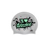 escualo Gorra para Natacion Unisex Adultos o Niños Modelo Grafiti