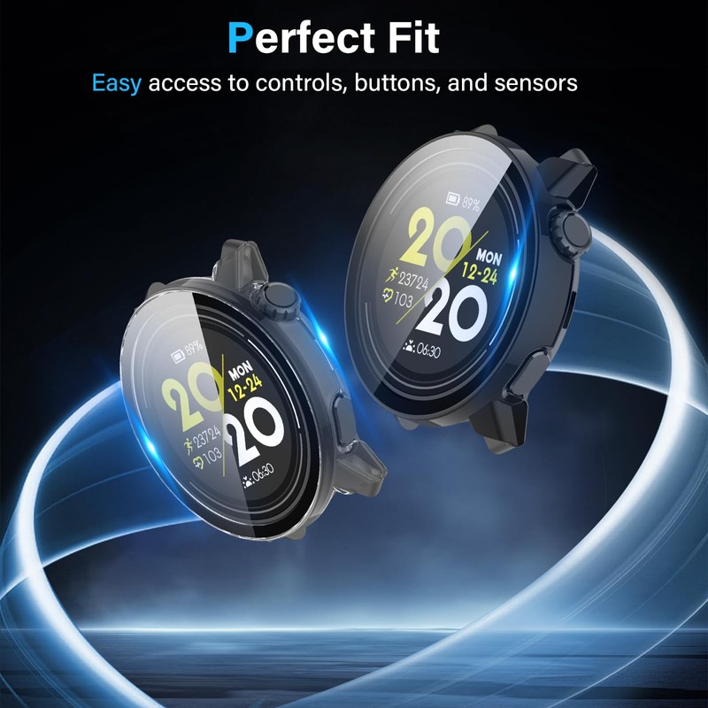 Haofun Pack of 2 Case for Coros Pace 3 Protective