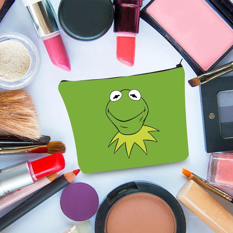 BDWPSS Frog Makeup Bag Muppet Movie Inspired Gift Frog Lover