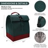 SUNNY BIRD Insulated Lunch Bag Rolltop Lunch Box Tote Lunchbox