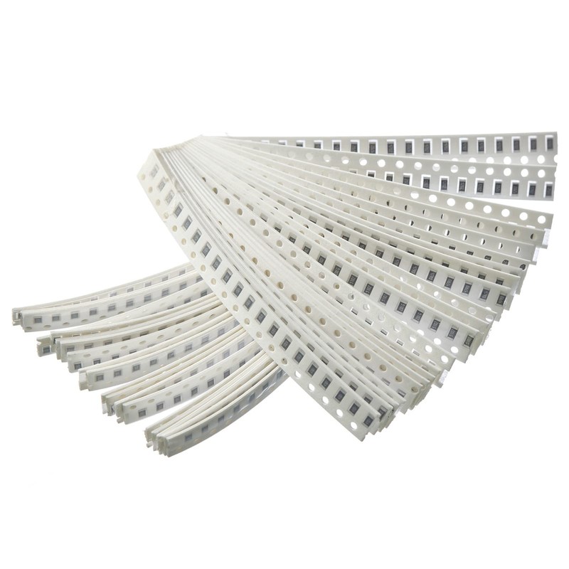 Bridgold 800pcs 1206 40 Types SMD Patch Resistor Kit,Resistor 0