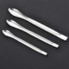 sourcing map Micro Scoop Stainless Steel Reagent Sampling Lab Spoon